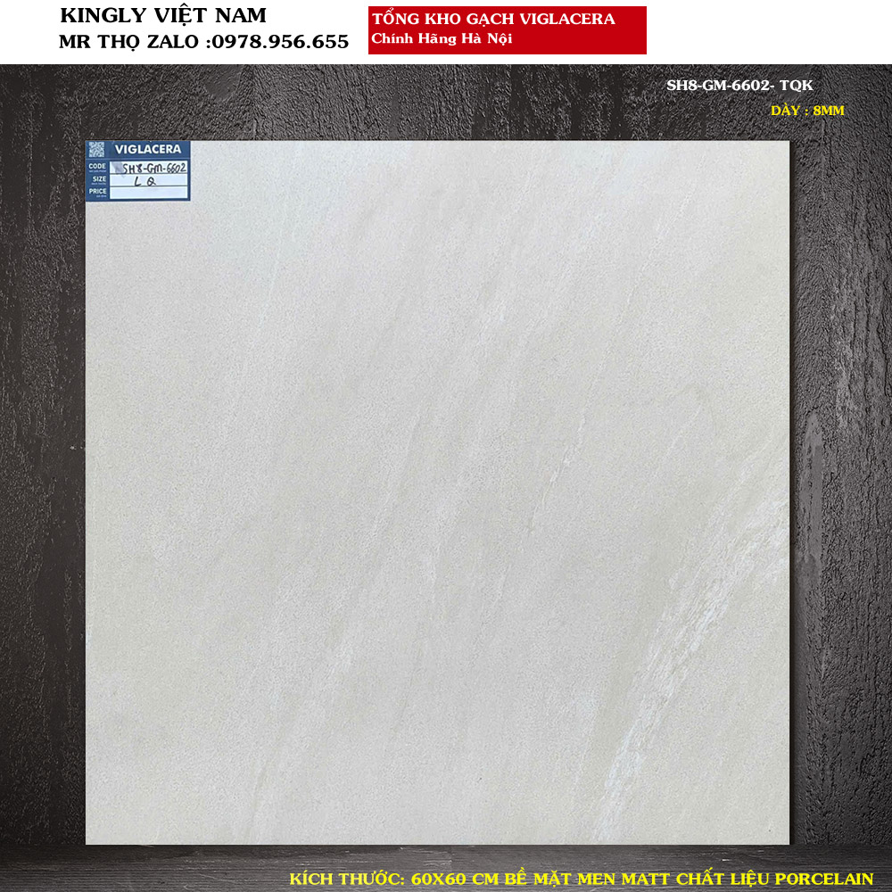 Gạch Viglacera 60x60 SH8-GM-6602 Loại 1